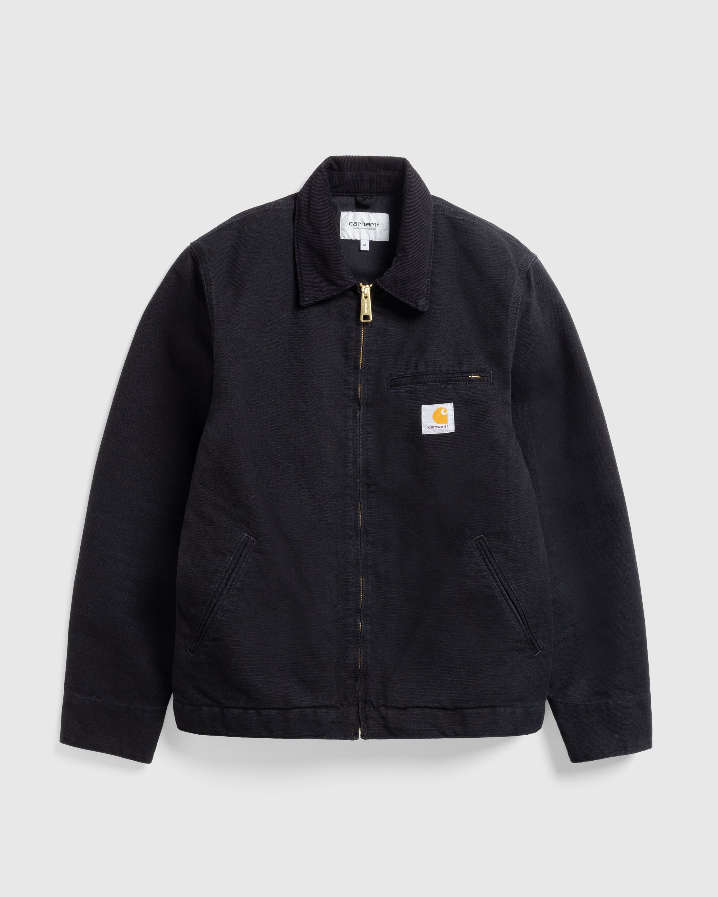 Carhartt WIP Detroit Jacket Black Aged Canvas Highsnobiety Shop